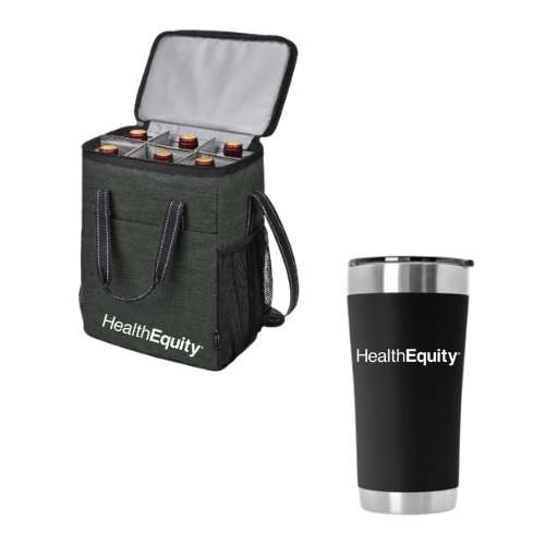Health Equity Health Equity Wine Bag Cooler & Tumbler